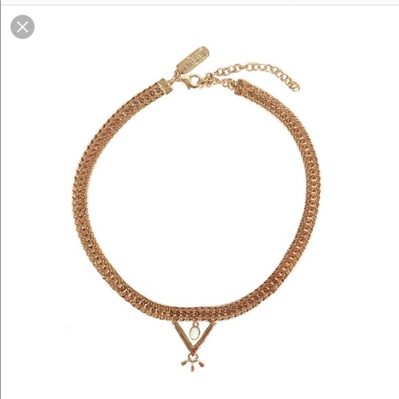 BNWB the2bandits Sundrop Choker 14k Gold Opal - Picture 5 of 5